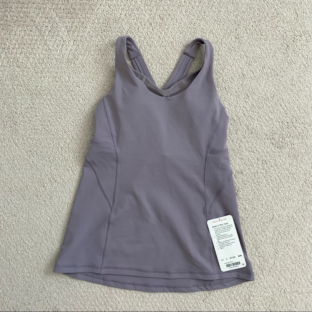 NWT Lululemon Stash n Run Tank